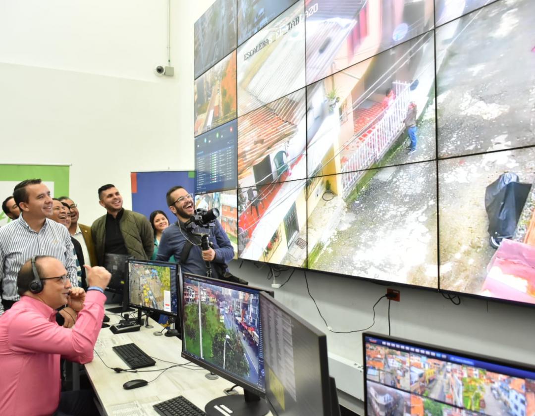 Sala de monitoreo de Itagüí 
