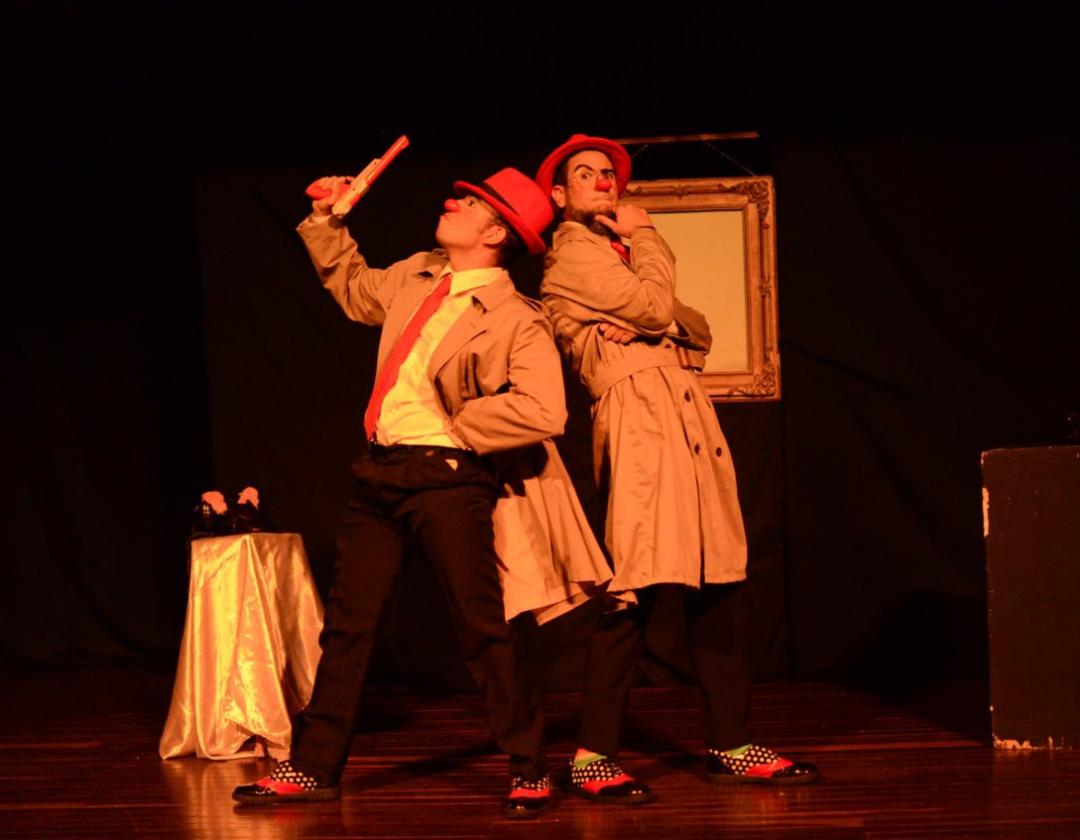Muestra artística de teatro en la ciudad