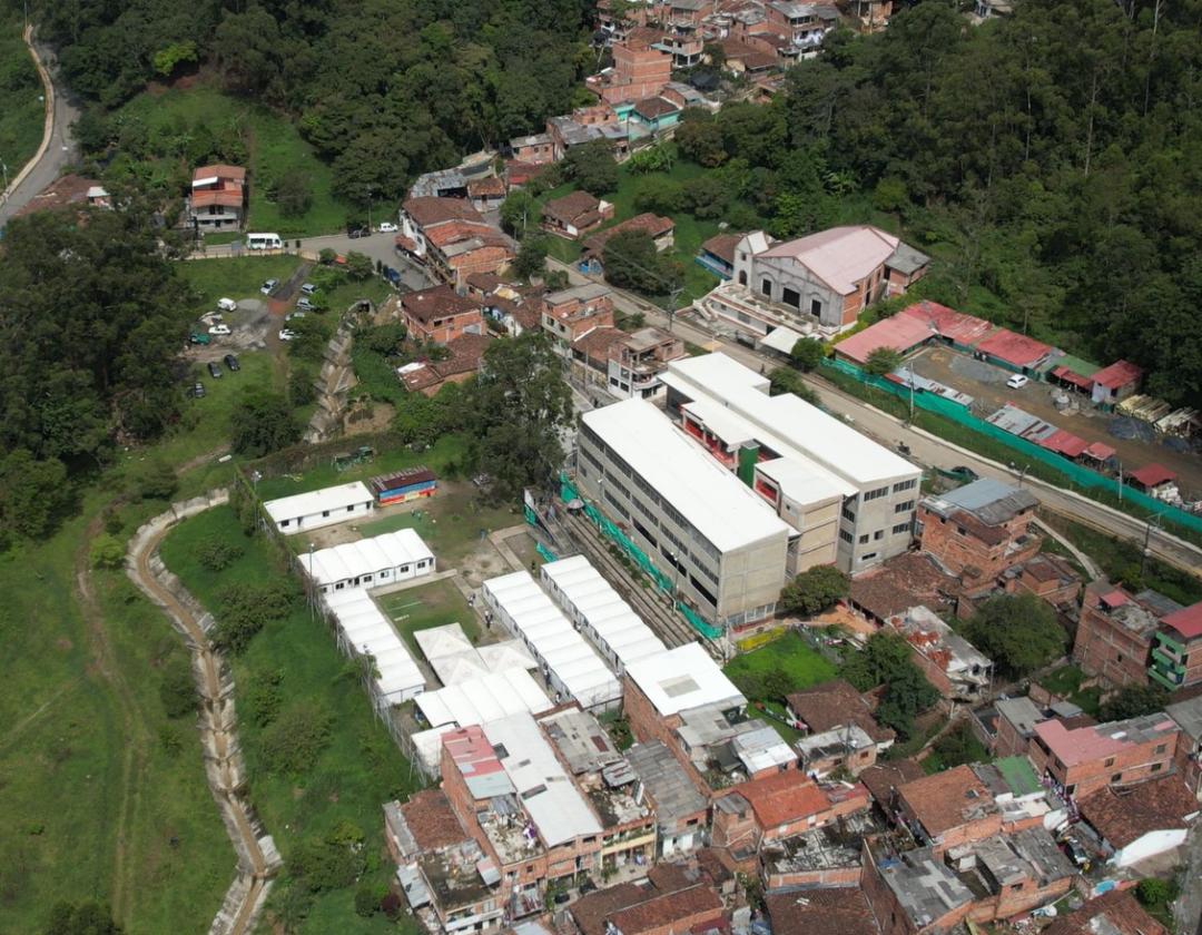 Imagen panorámica del corregimiento El Manzanillo