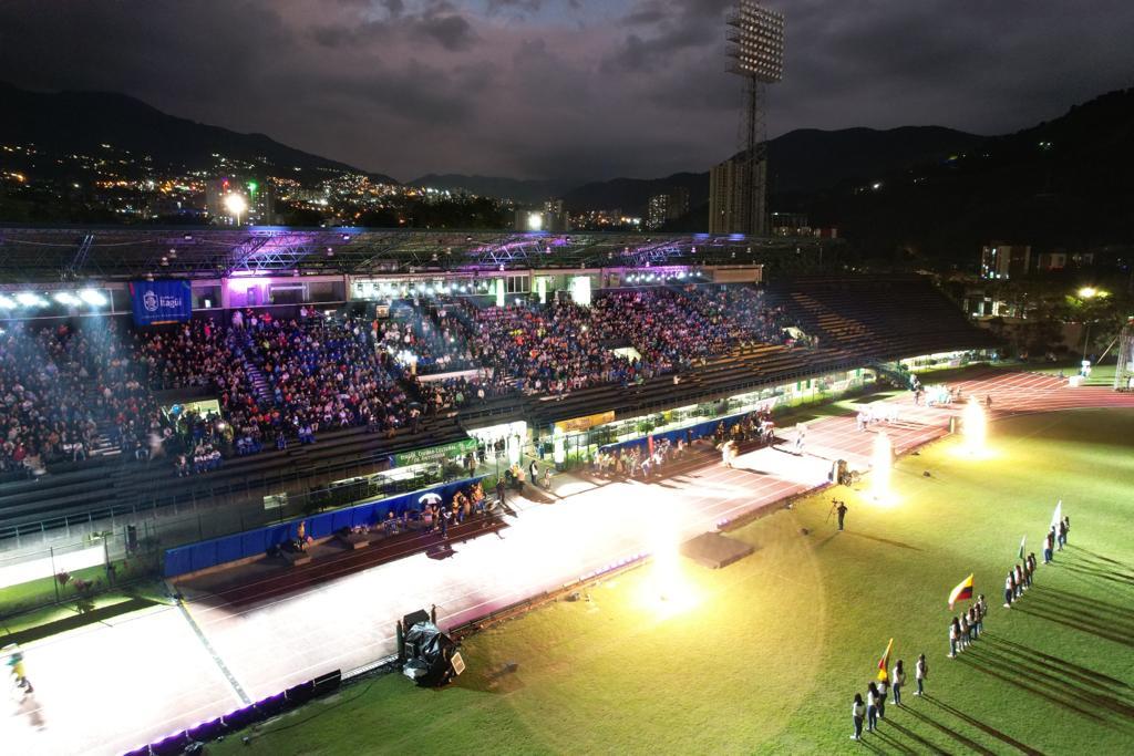 Tribuna del estadio Metropolitano Ciudad Itagüí