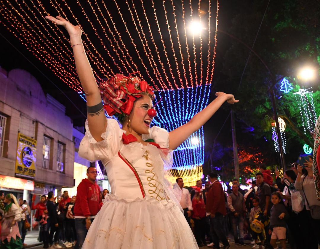 Desfile de alumbrado navideño