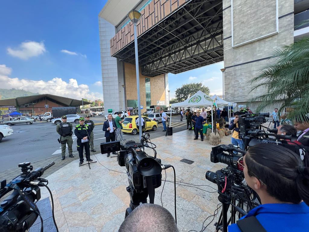 Rueda de prensa de la captura