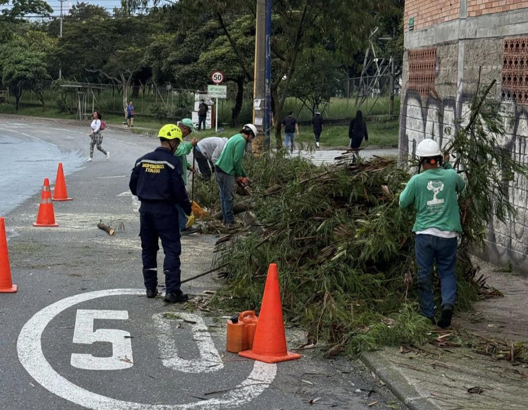 Imagen cortesía Bomberos de Itagüí