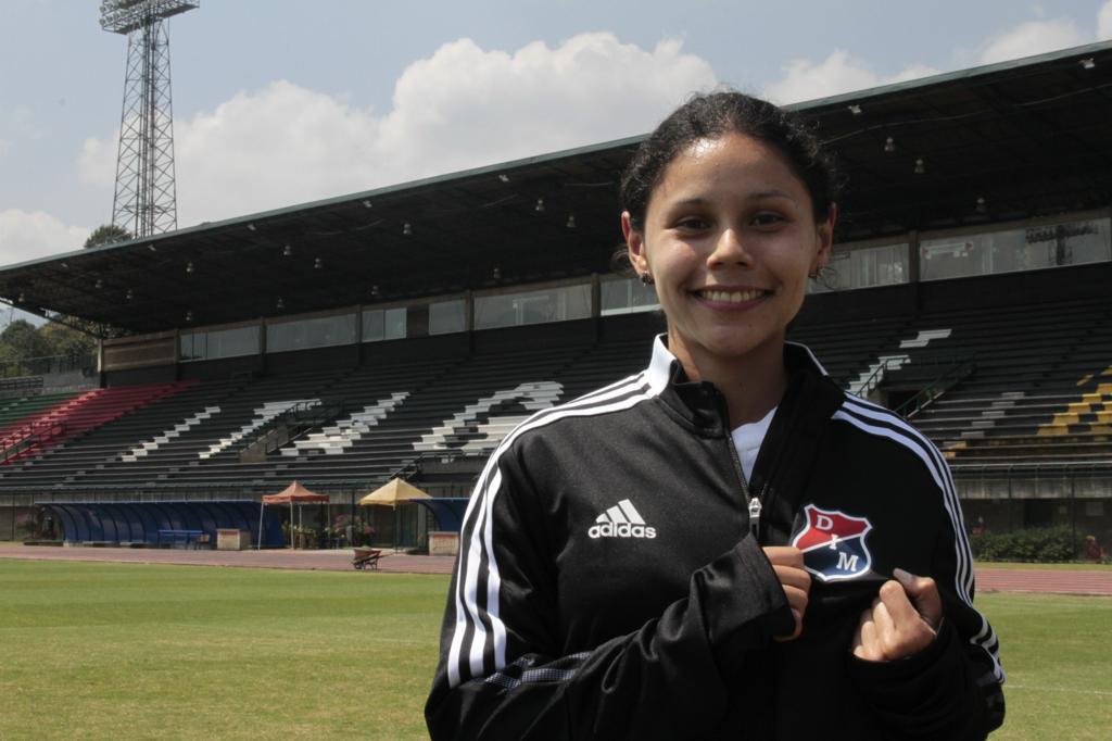 Joven perteneciente al convenio Itagüí - DIM Femenino