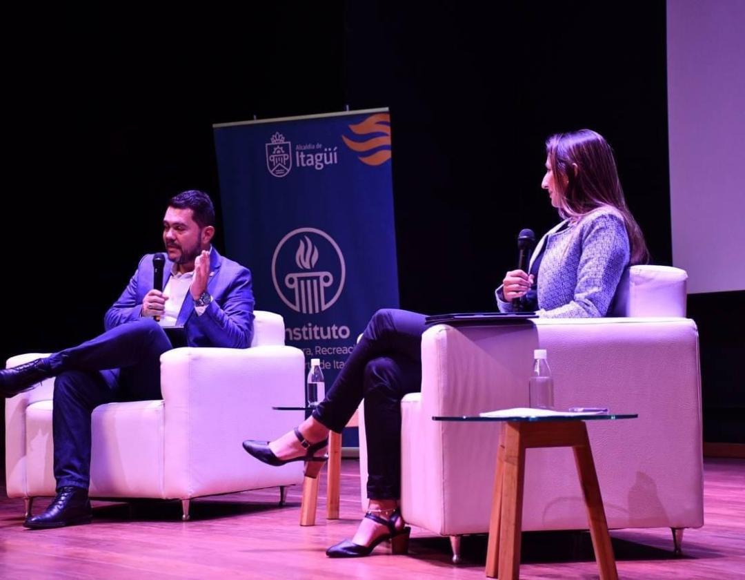 Gerente del Instituto de Cultura, Recreación y Deporte de Itagüí, en rendición de cuentas