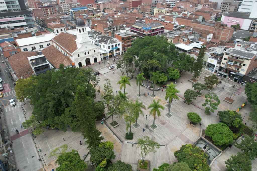 Panorámica del parque de Itagüí